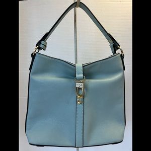Simply Noelle Sky Blue Satchel